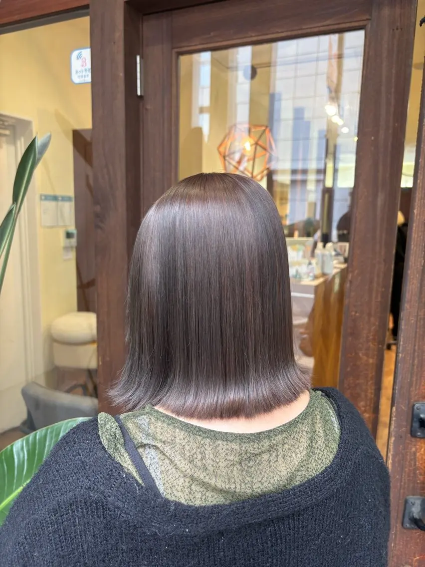 ミディアム カラー 髙木 優人のヘアスタイル