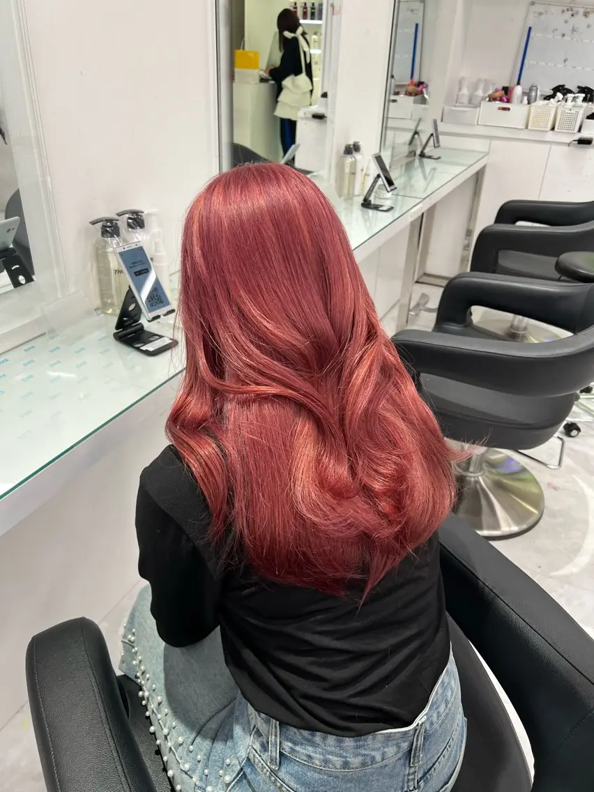 カラー ヘアカラー トリートメント ブリーチなし透明感 💗RYOTAのヘアスタイル
