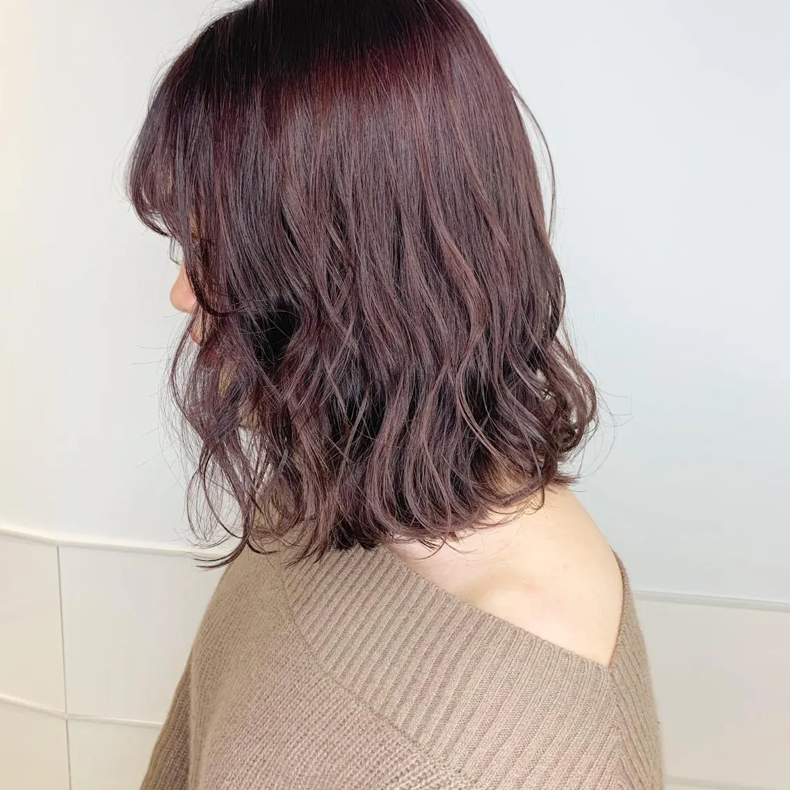 ミディアム カラー Amelie yunのヘアスタイル