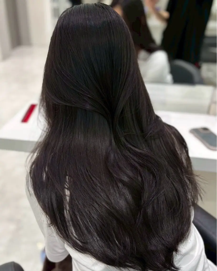 ロング ヘアカラー トリートメント 越智 海斗のヘアスタイル