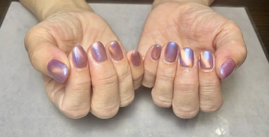 ネイル ジェルネイル マグネットネイル オフィスネイル ワンカラーネイル パラジェル BLANC.nail yuuのネイルデザイン