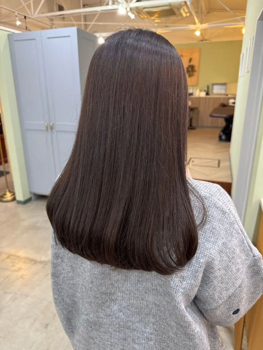 カラー 透明感カラー 樋口 愛のヘアスタイル