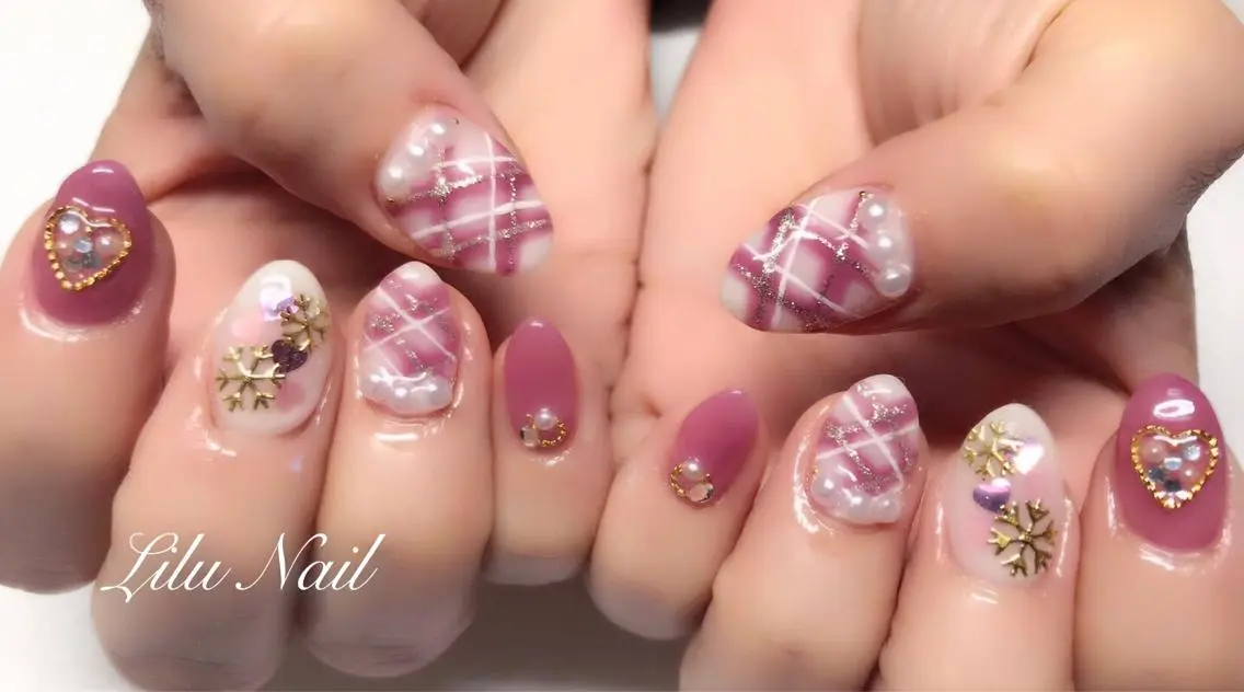 ネイル モチの良さ◉ フィルインネイル♡のネイルデザイン