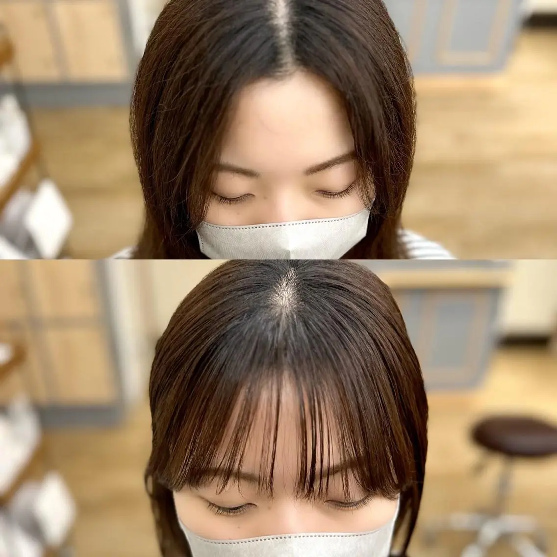 ミディアム カラー パーマ ヘアアレンジ メンズ キッズ ネイル マツエク・マツパ アイブロウ 似合せレイヤー/ 柔らか透明感カラーのヘアスタイル