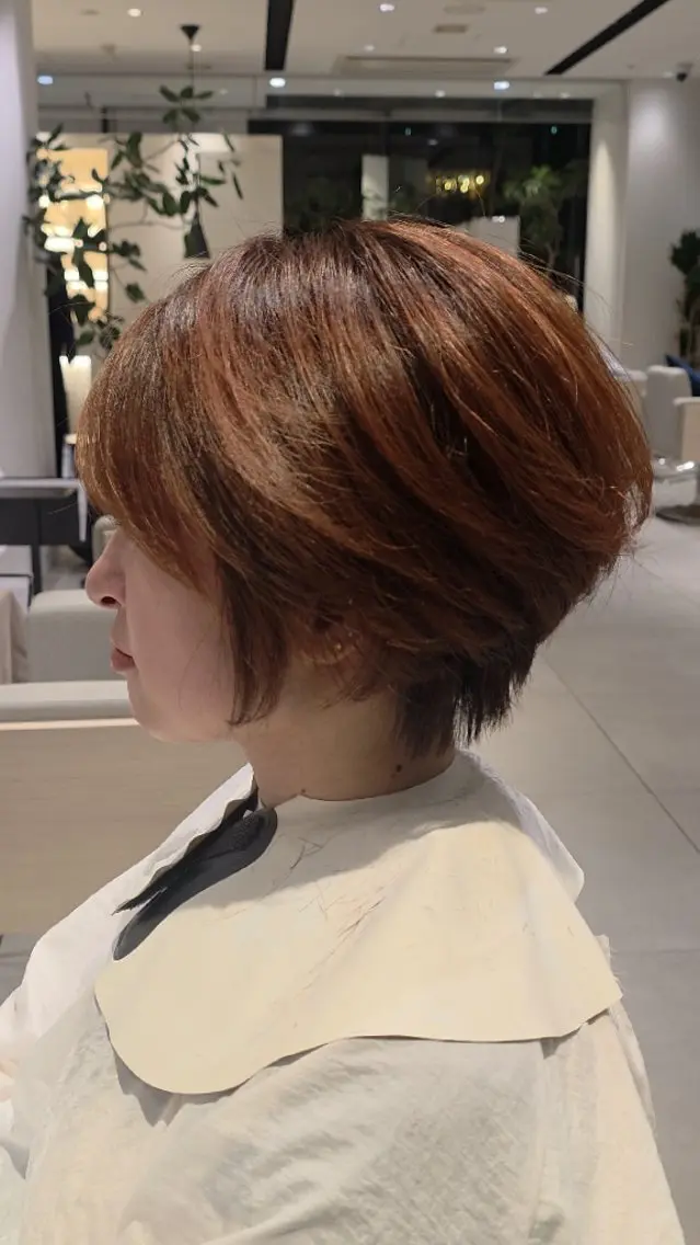 ショート ✂髪質改善ストレート NO.1 深澤 颯斗のヘアスタイル