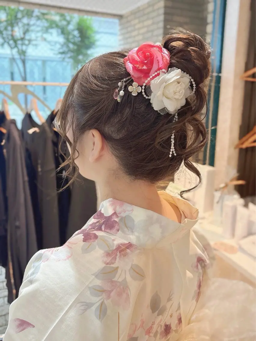 ヘアアレンジ デート 浴衣 ヘアセット Noe' Akariのその他イメージ