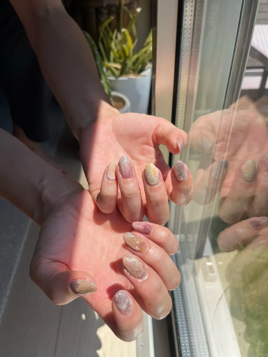 ショート カラー キッズ ネイル 2DY NAIL SALONのネイルデザイン