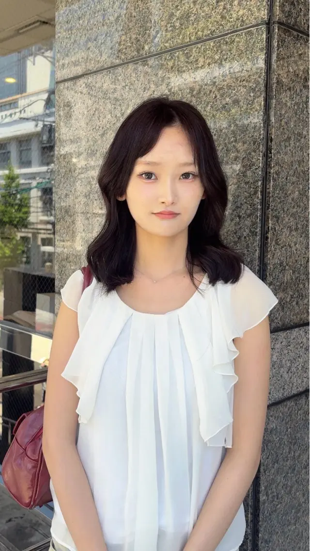ミディアム カラー hitomi ♡ 自由が丘アシスタントのヘアスタイル