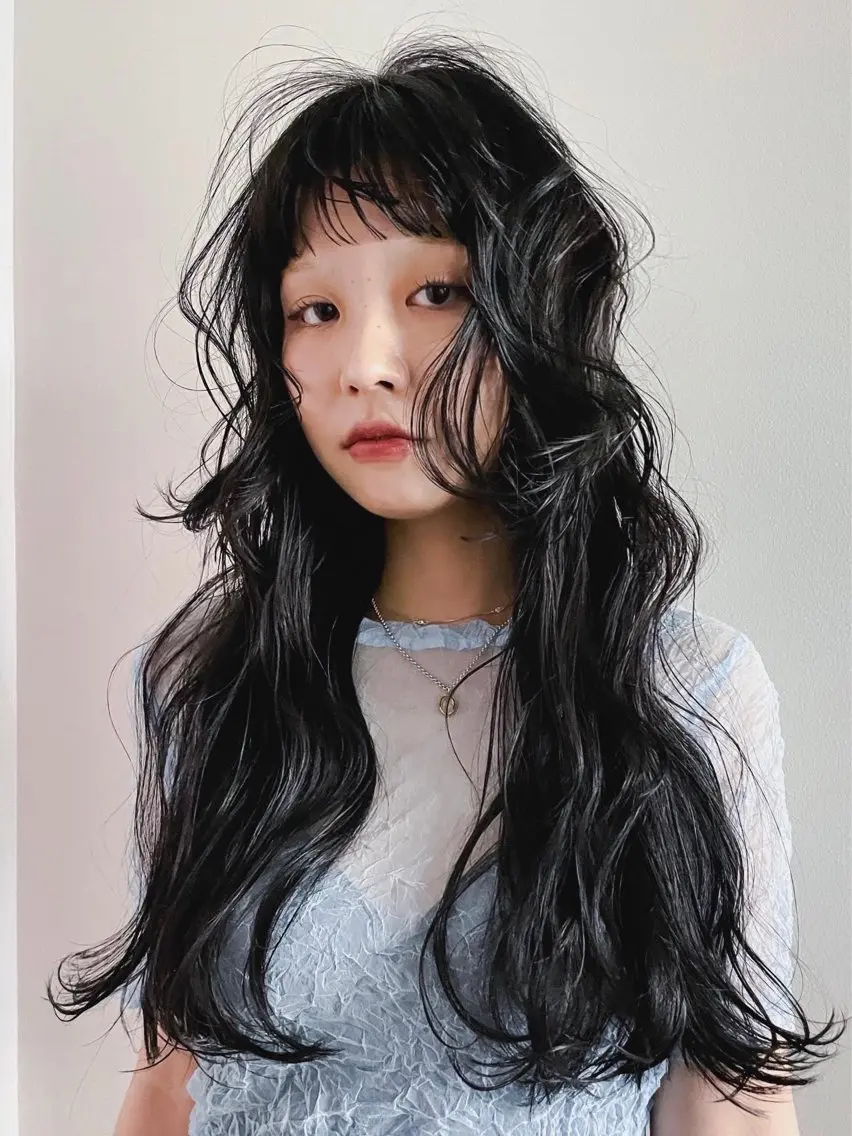 ロング ミウ☆ ブリーチダブルカラーのヘアスタイル