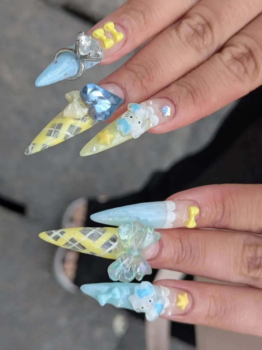 ネイル スカルプネイル ハンドネイル 🌟TAKEDA MAMI🌈のネイルデザイン