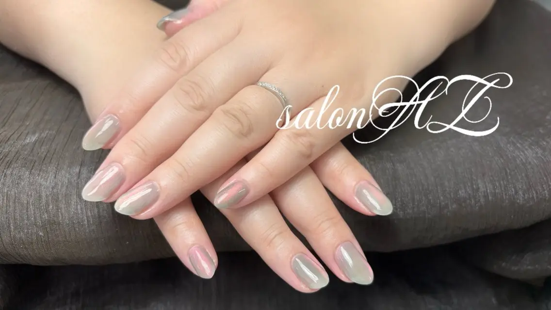 ネイル アートネイル 長さ出し フットネイル フレンチネイル ジェルネイル ハンドネイル salon AZのネイルデザイン