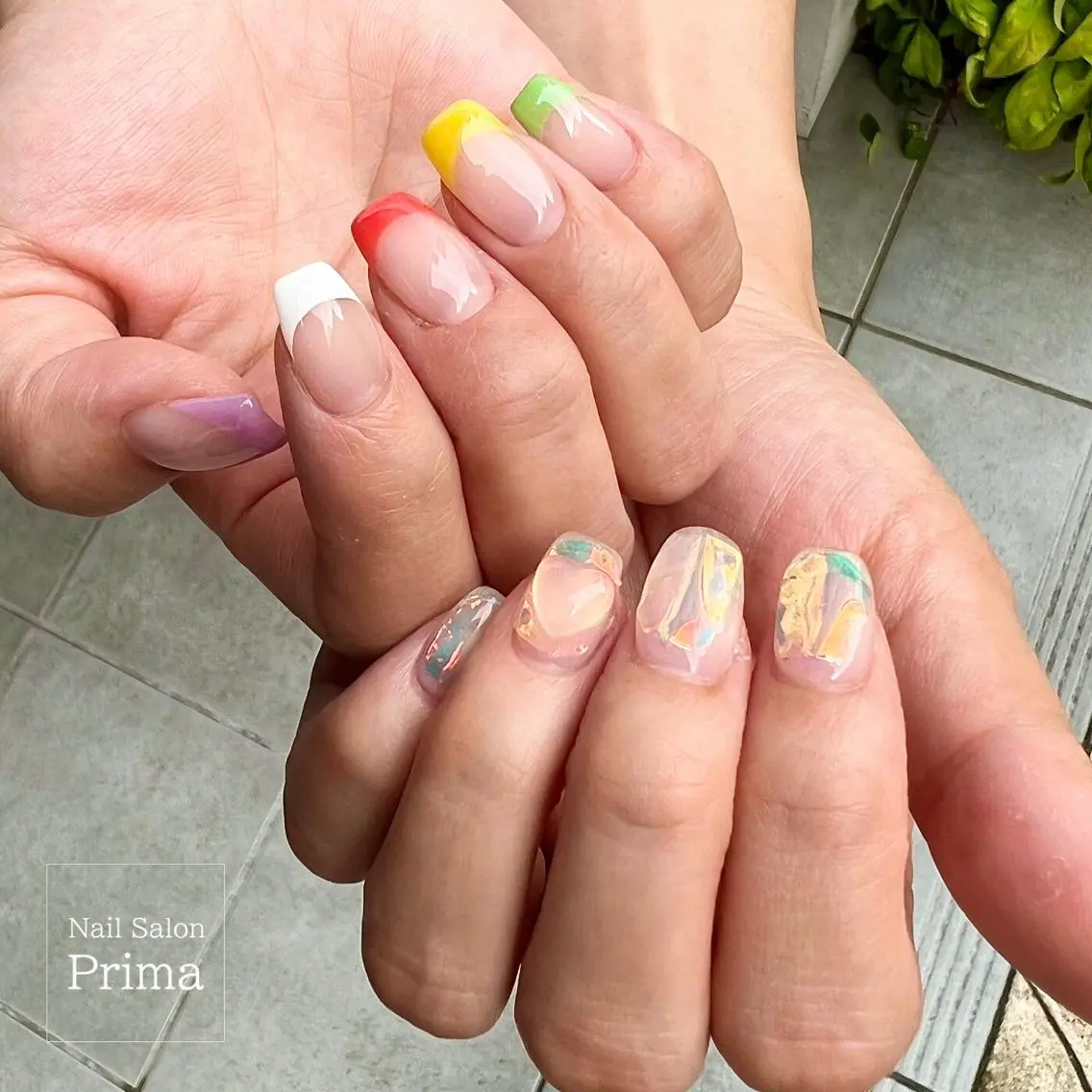 ミディアム ネイル SalonPrima 西院Nail&Eyeのネイルデザイン