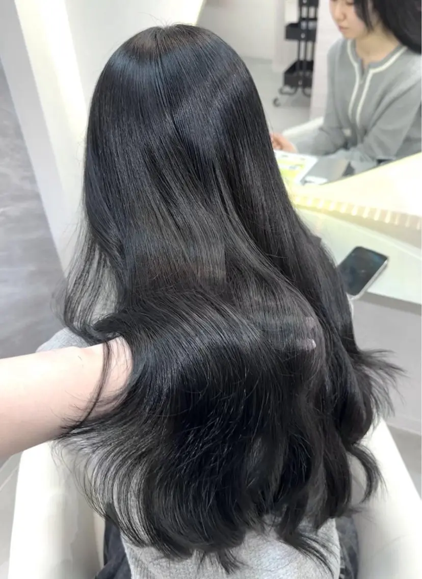ロング カラー ヘアカラー トリートメント 🍒さき🍒大宮/ 透明感カラーのヘアスタイル