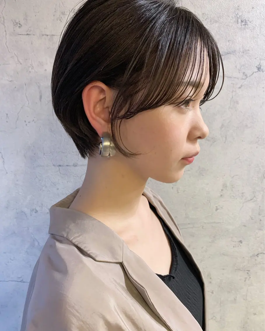 ショート カット トリートメント 池田 真由美のヘアスタイル