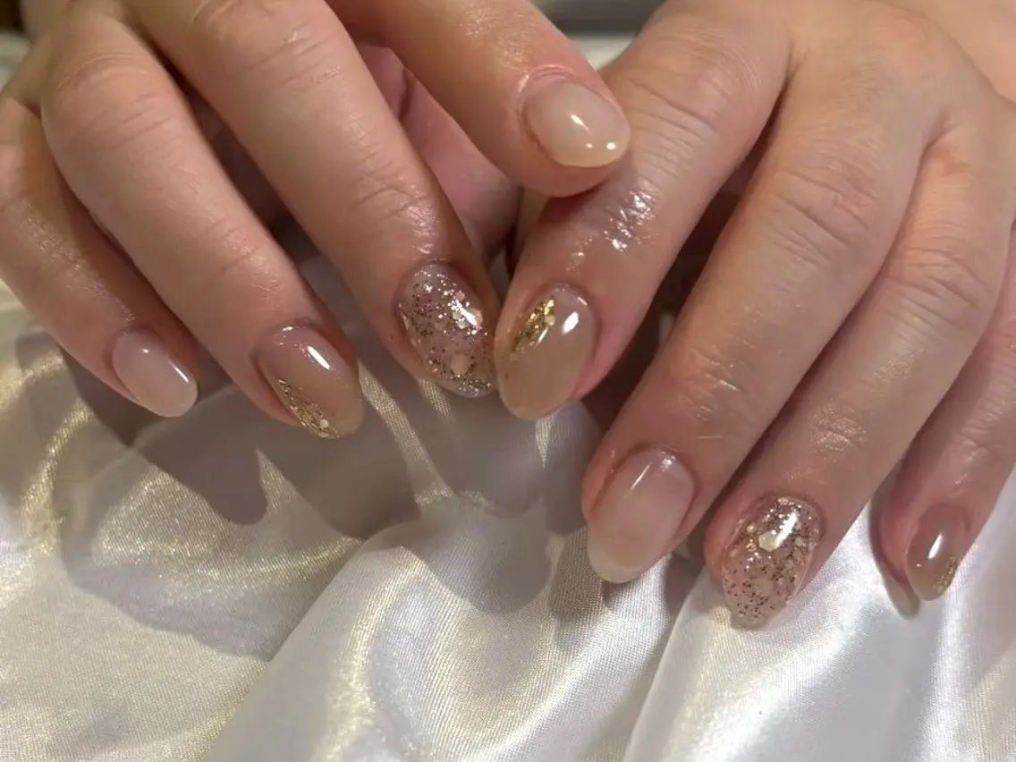 ネイル ニュアンスネイル オフィスネイル ハンドネイル Nail Salon Luanaのネイルデザイン
