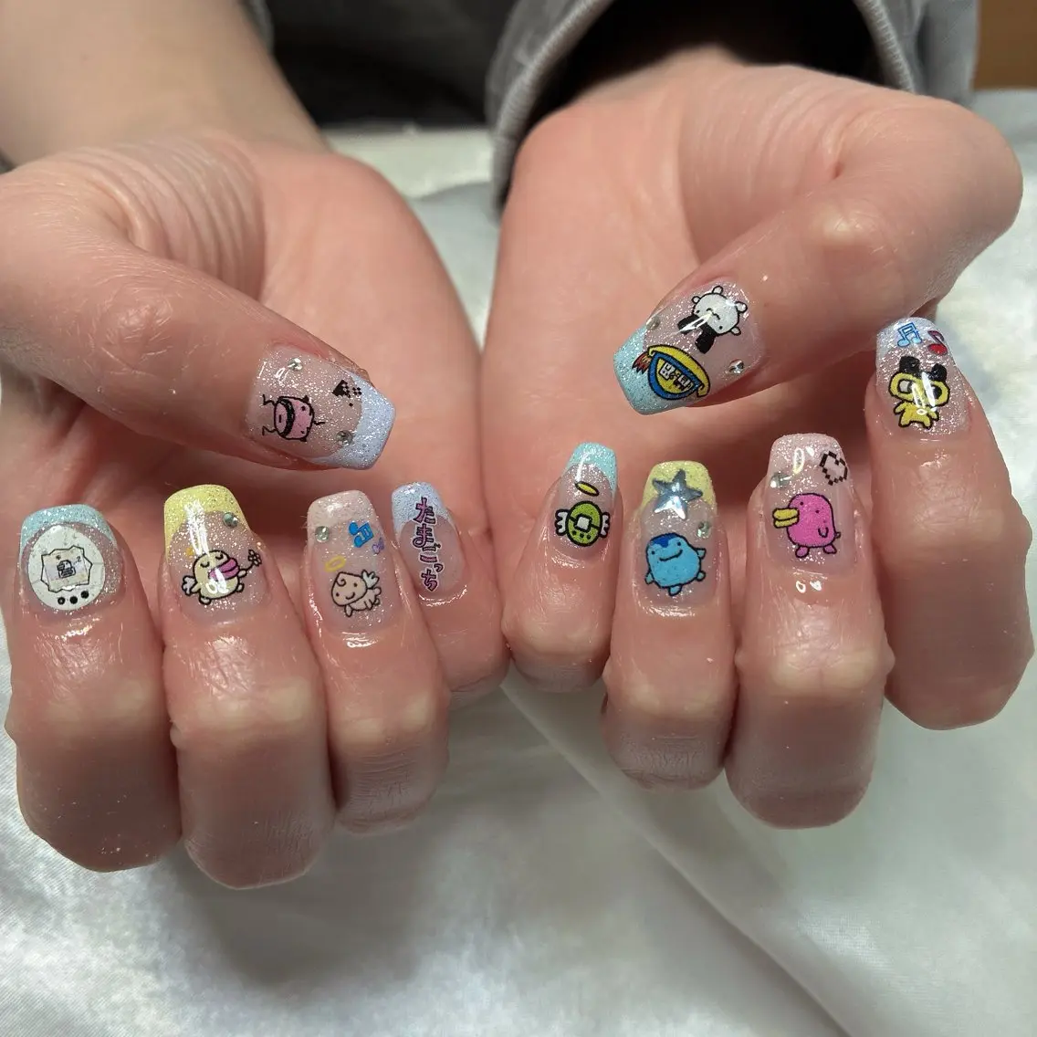 ネイル アートネイル 持ち込み ショートネイル ハンドネイル フットネイル Adite nailのネイルデザイン