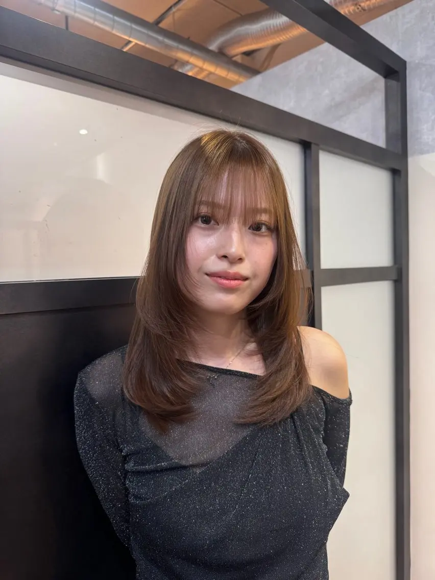 ロング カット ヘアカラー トリートメント sora/ 暖色カラー🌷のヘアスタイル