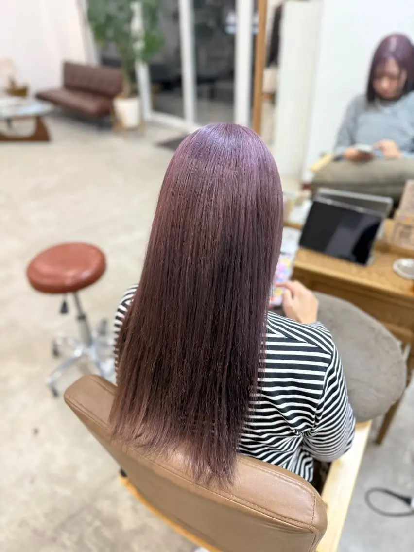 ブリーチ(ハイライト)＋カラーの写真