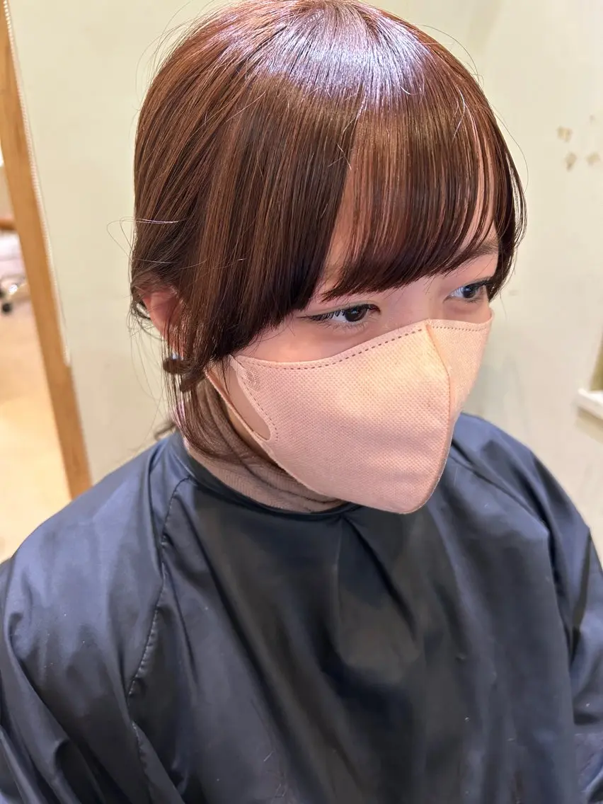 セミロング カット ヘアカラー トリートメント ヘッドスパ 久木原 ゆりのヘアスタイル