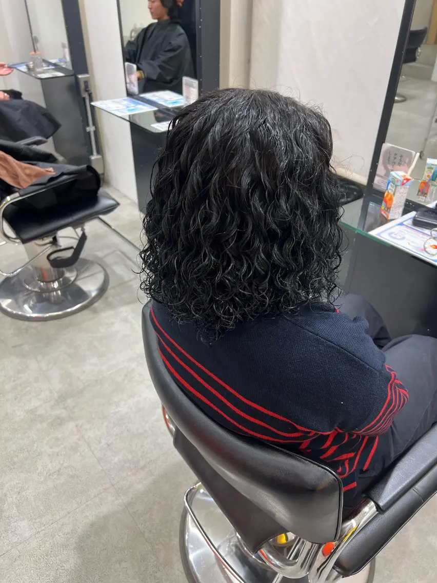 ミディアム パーマ fifth PARK HIN★T★のヘアスタイル