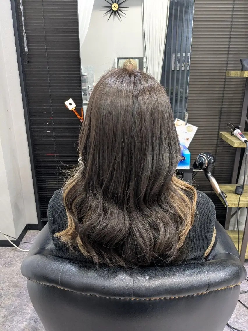 カラー 多田 遥香のヘアスタイル