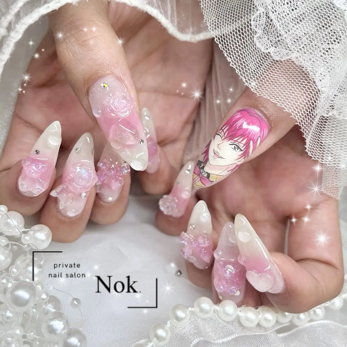 ネイル ハンドネイル 池袋痛ネイル Nok. 渡辺のネイルデザイン