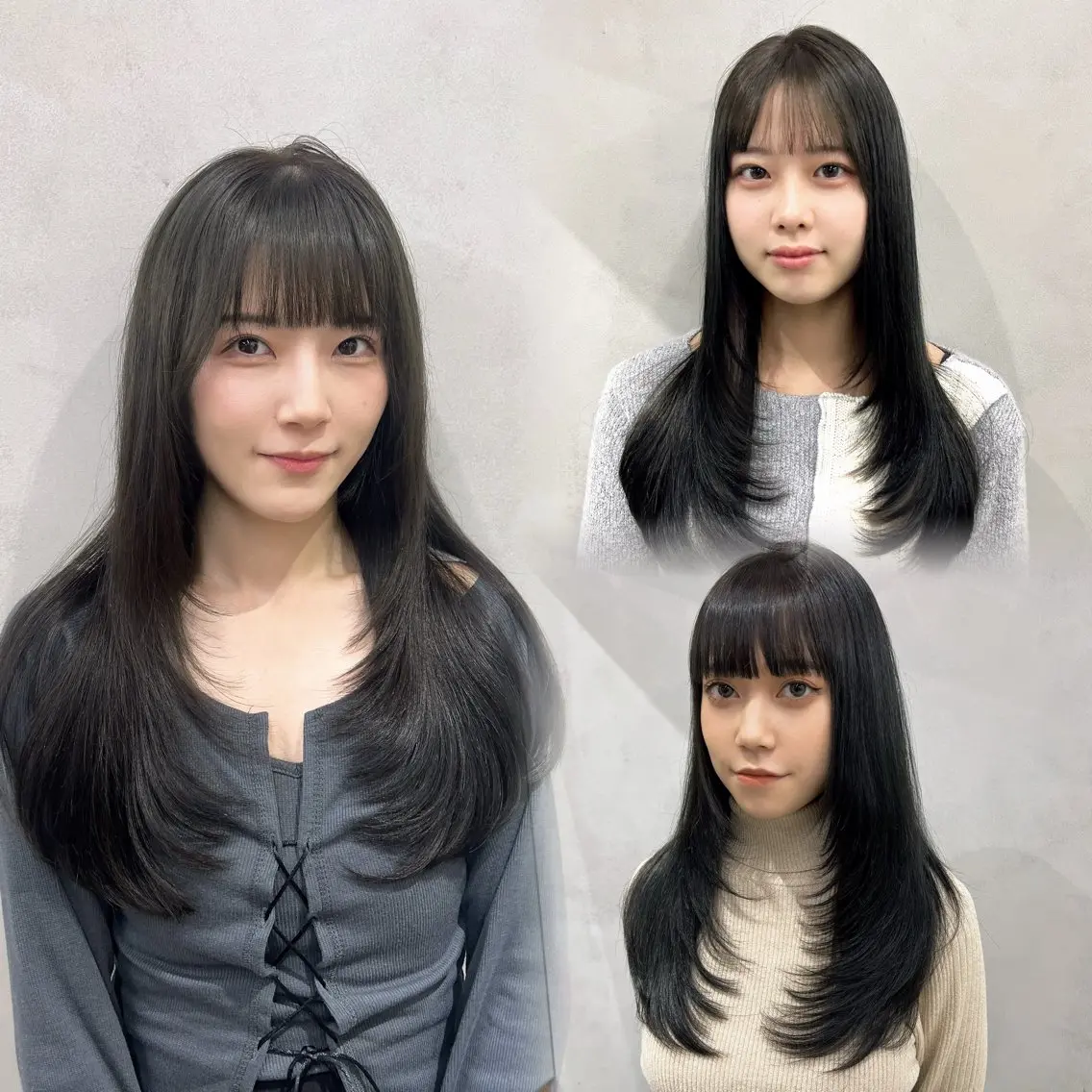 ロング カラー ヘアアレンジ 韓国風ヘア レイヤーカット カット 大宮/山口 竣也のヘアスタイル