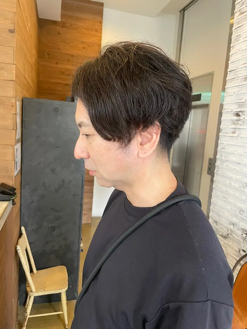 ショート パーマ メンズ メンズカット/パーマ 特化motooのヘアスタイル