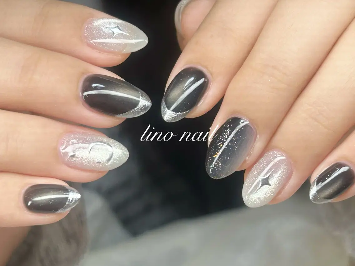 ネイル アートネイル チークネイル 成人式 入学式 長さ出し ハンドネイル Lino Nailのネイルデザイン