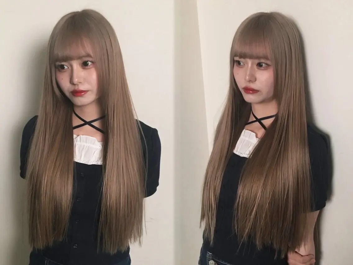ロング カラー ヘアカラー トリートメント Hanaka🪷 ニュアンス×レイヤーのヘアスタイル