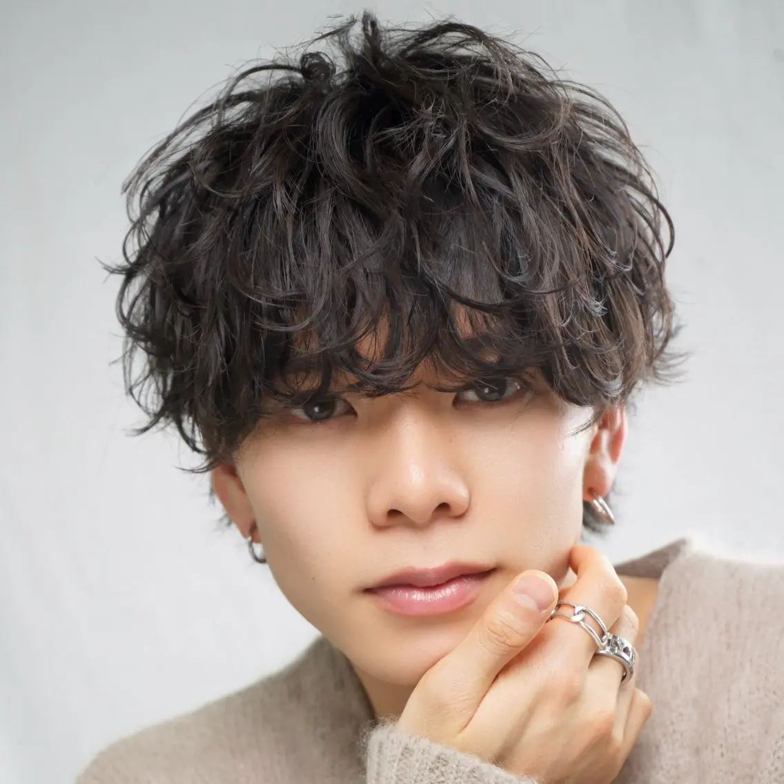 パーマ メンズ メンズパーマ 波巻きパーマ メンズ特化🔥池袋 藤田孝太郎のヘアスタイル