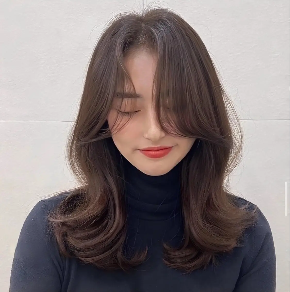 セミロング カット ヘアカラー トリートメント 鈴木 一貴のヘアスタイル