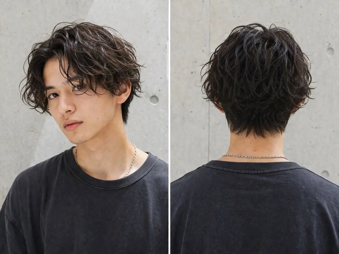 メンズ メンズパーマ men's LADIXのヘアスタイル