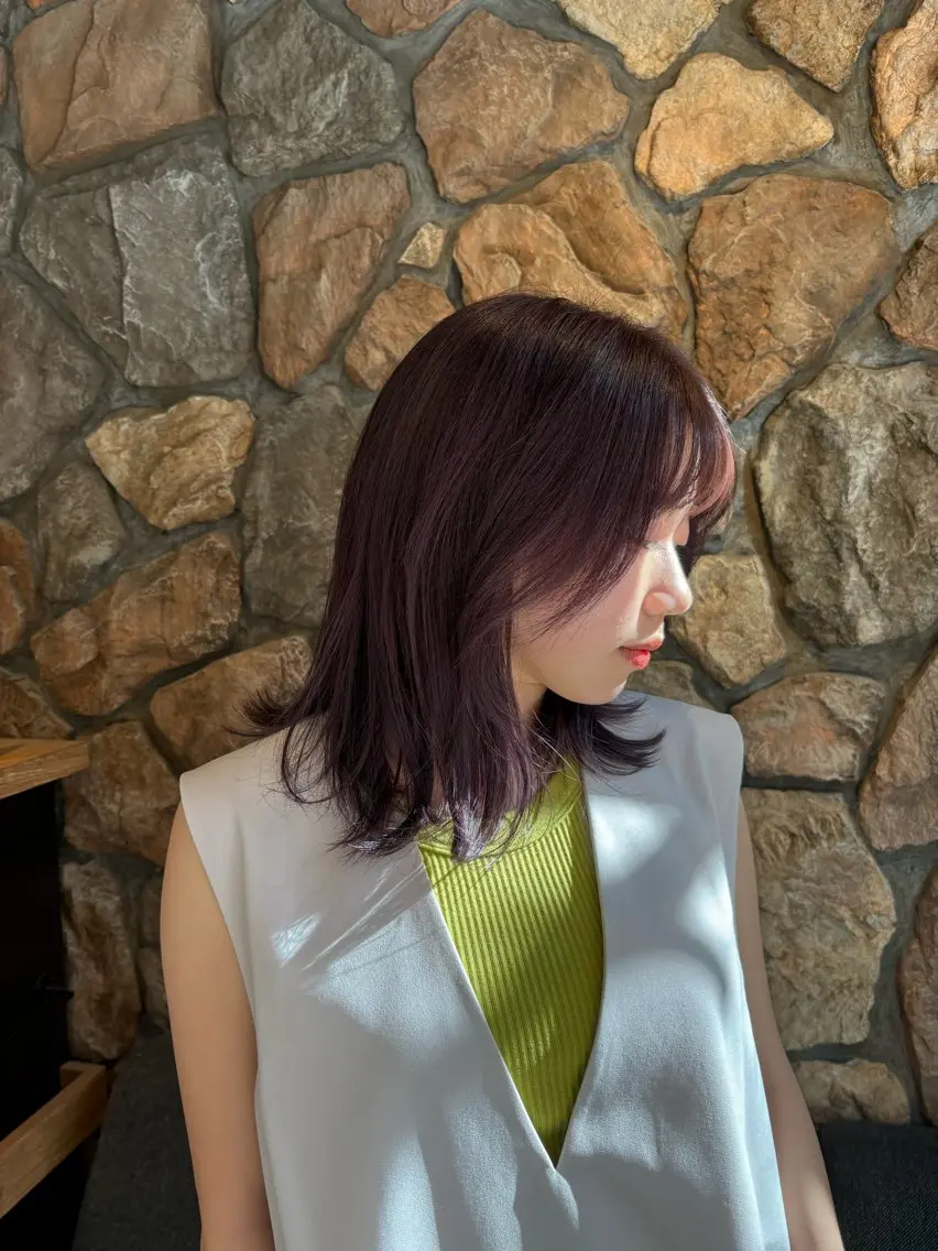 ミディアム 小玉 唯依のヘアスタイル