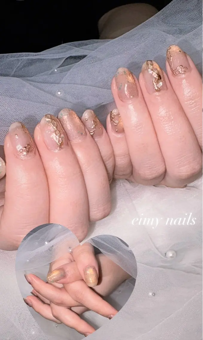 ネイル キラキラネイル ラメ(グリッター) マグネットネイル ニュアンスネイル ワンカラーネイル ハンドネイル eimy nails♡のネイルデザイン
