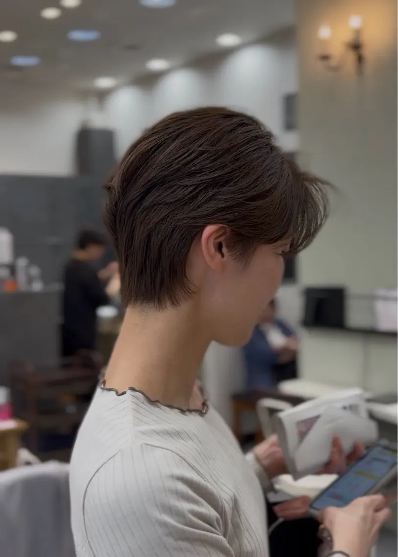 ショート カラー カット パーマ指名No.1/ /Ryosuke.のヘアスタイル
