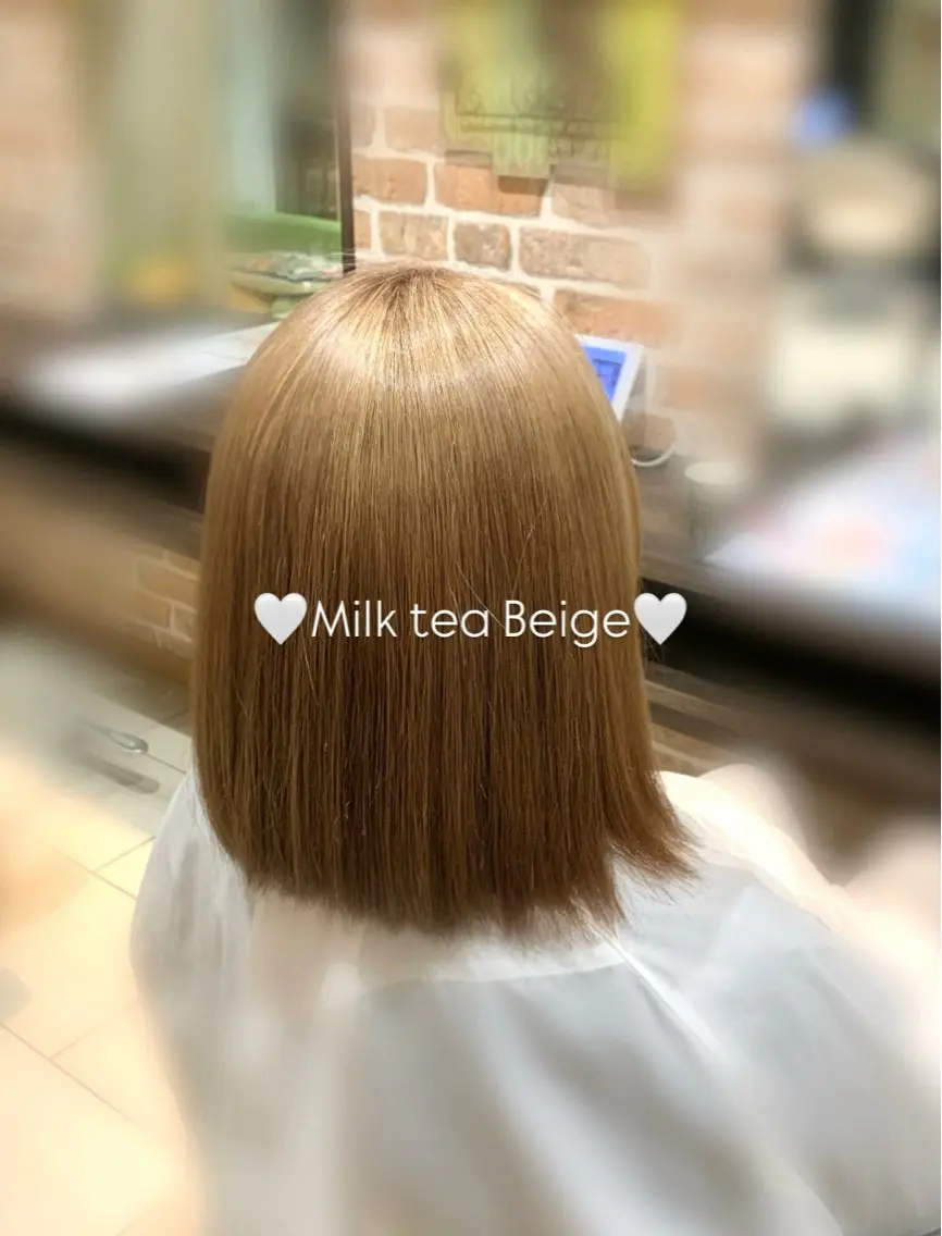 ミディアム カラー ヘアカラー トリートメント EARTH小山店 /YUNAのヘアスタイル