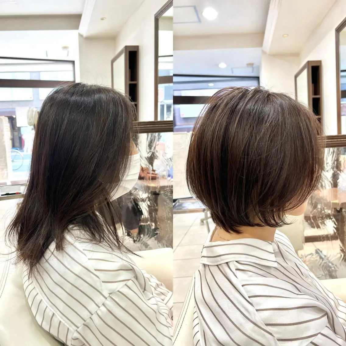 ショート カラー 透明感カラー ミセス ショートヘア 小顔カット カット ヘアカラー トリートメント 《大人気髪質改善》 プログレス国分寺店のヘアスタイル