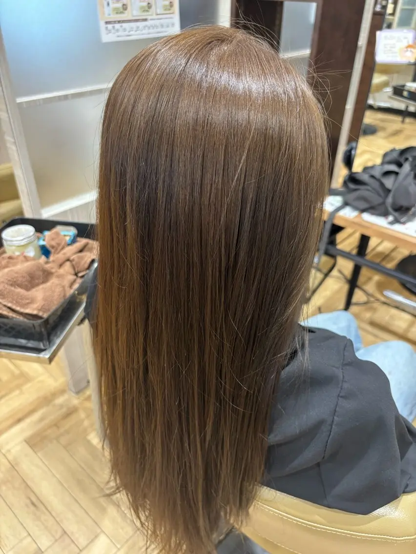 カラー グレージュ オリーブグレージュ オリーブグレー ヘアカラー 木村 綺音のヘアスタイル