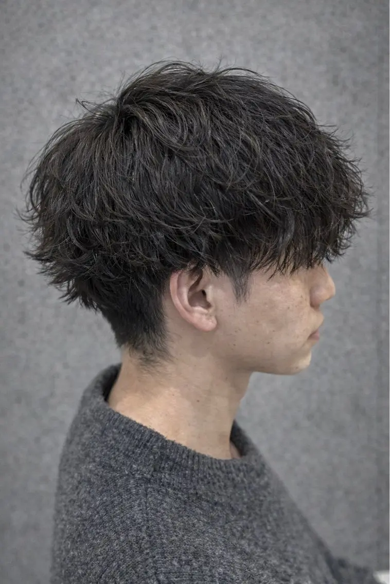 ショート カット パーマ 朝3分で決まる kouta🪽のヘアスタイル
