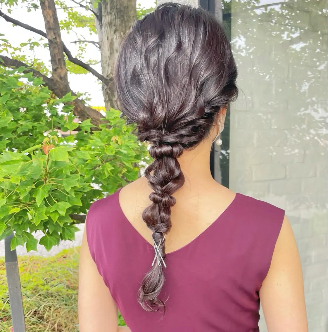ミディアム ヘアアレンジ kyoka .のヘアスタイル