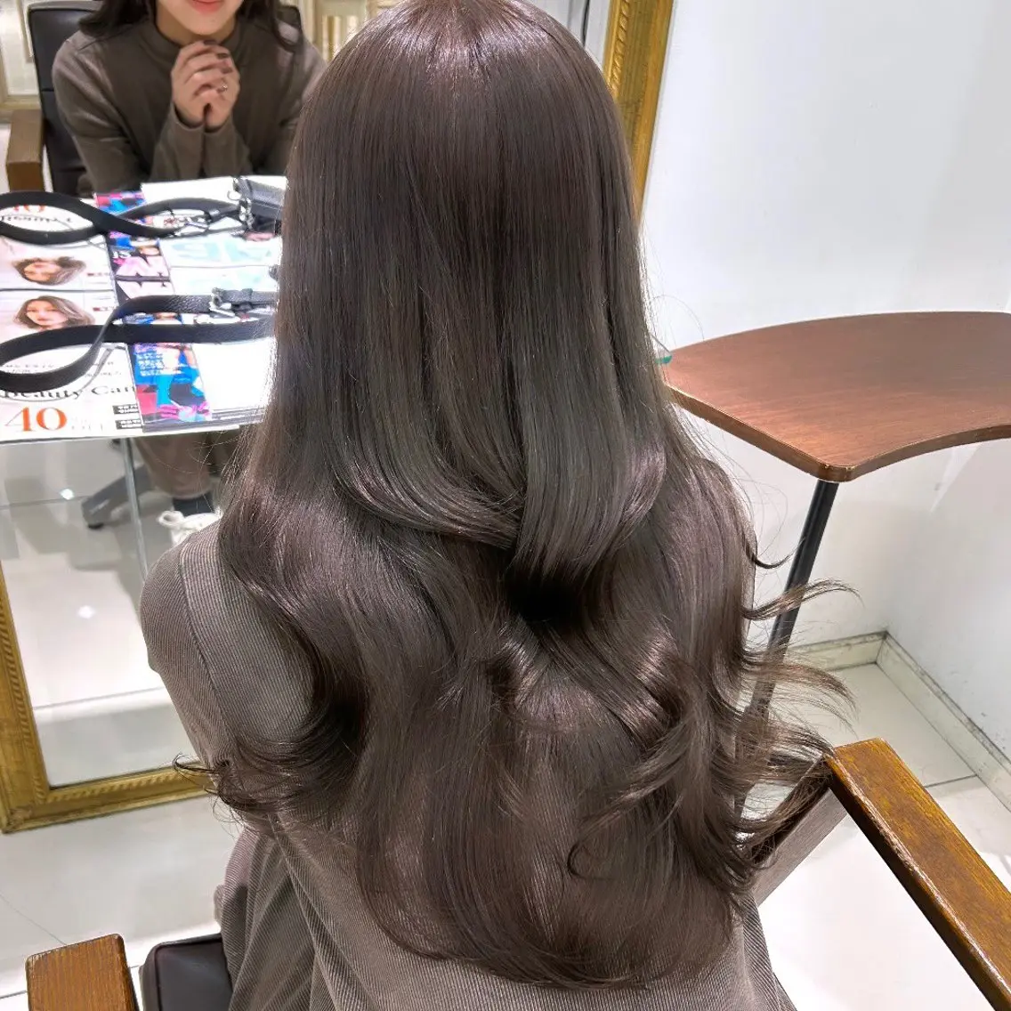 ロング カラー 透明感カラー 古山 結季🌙🖤のヘアスタイル