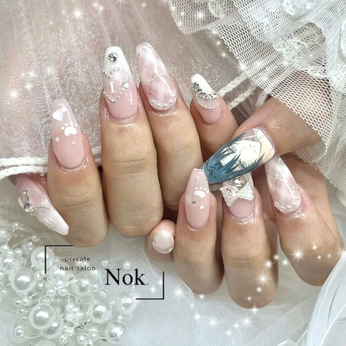 ネイル ハンドネイル 池袋痛ネイル Nok. 渡辺のネイルデザイン