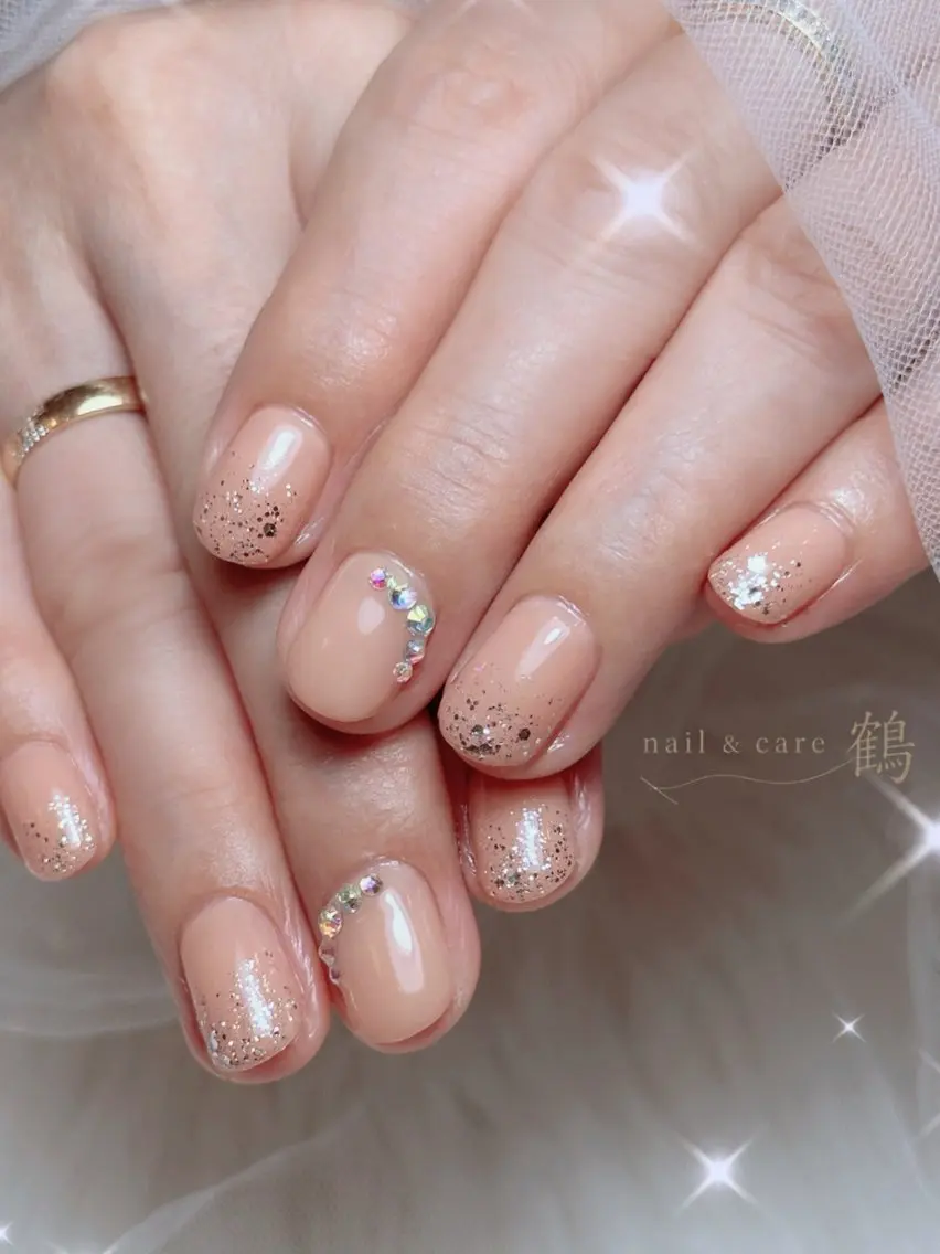 ネイル ハンドネイル 鶴 nail&careのネイルデザイン