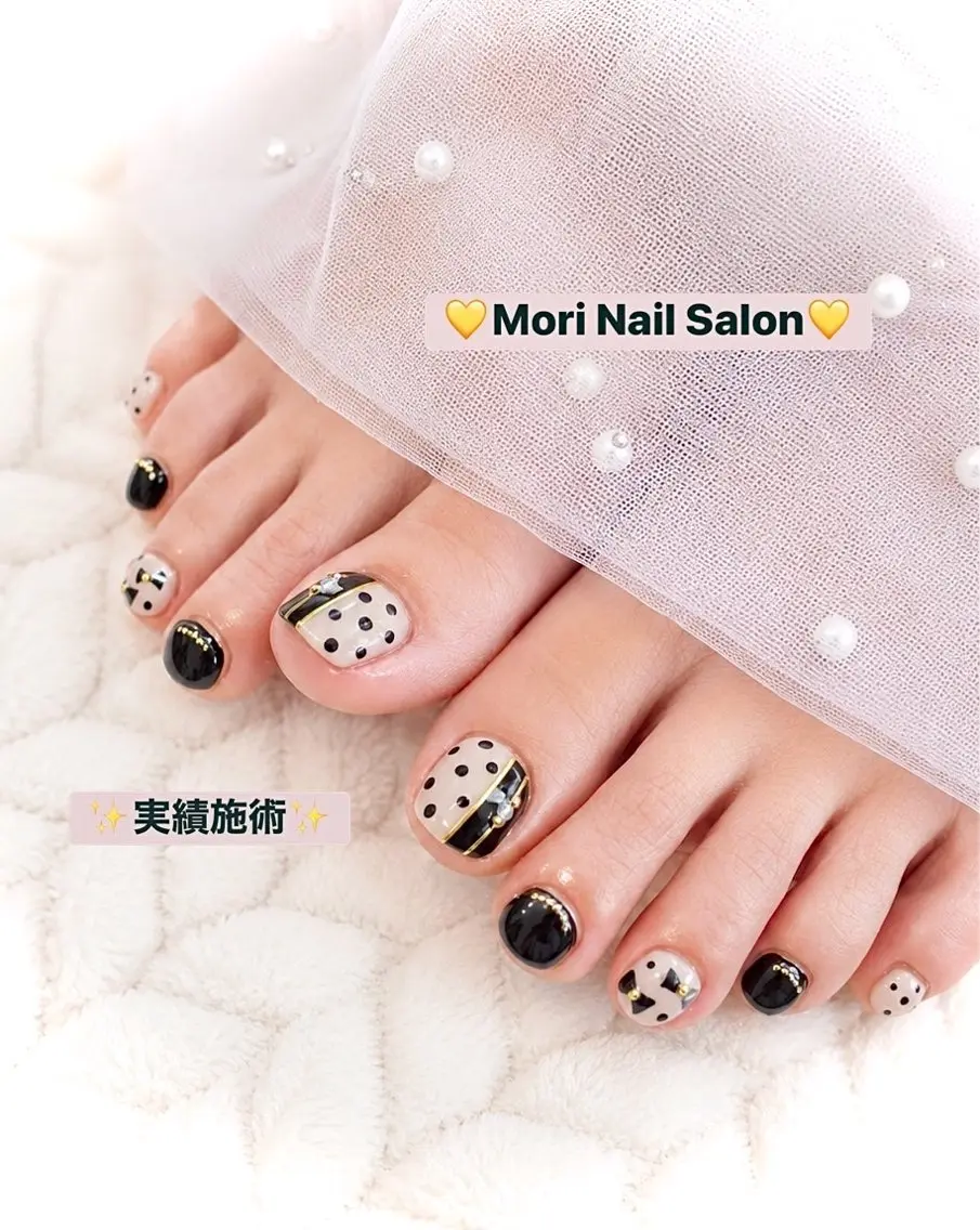 ネイル フットネイル MORI ネイル SALONのネイルデザイン