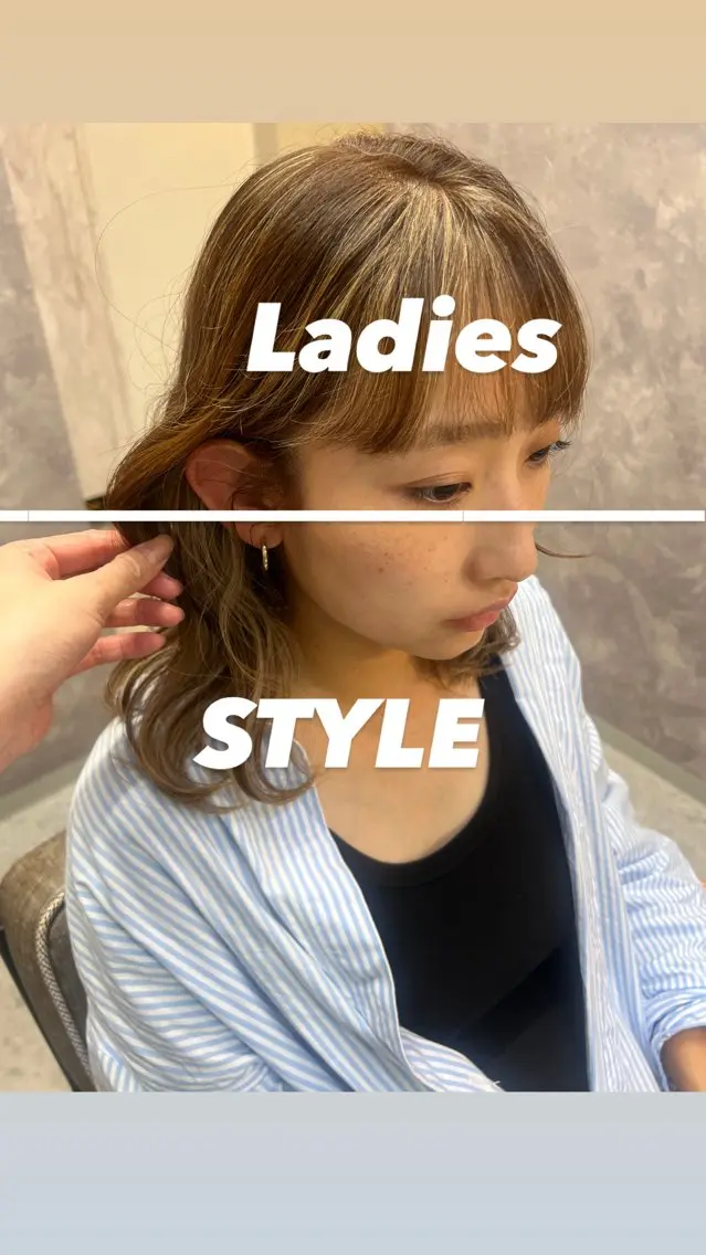 ⚡️〚デザインハイライト〛カット+ハイライト+カラー+3stepTR⚡️の写真