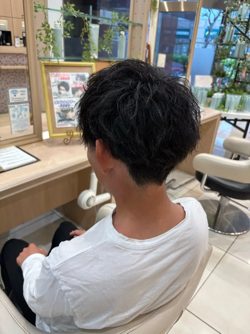 パーマ カット パーマ 片野 友椰のヘアスタイル