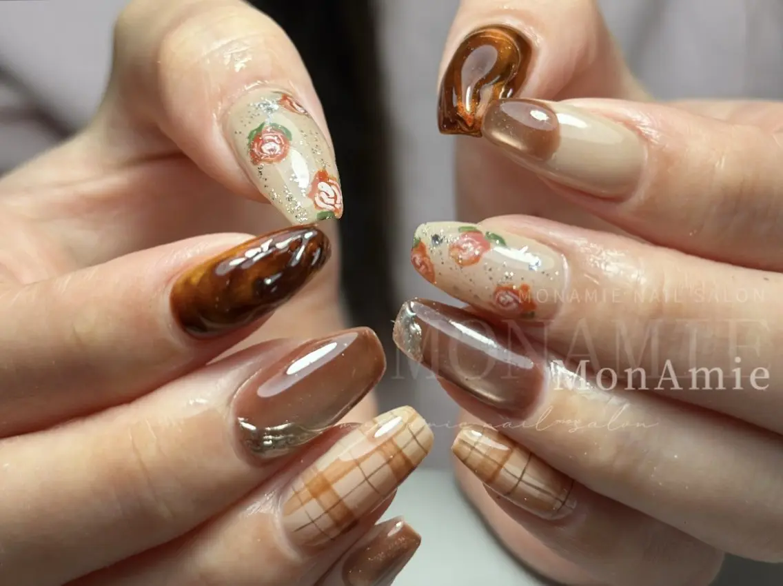 ネイル ハンドネイル ハンドケア MonAmie NailSalonのネイルデザイン