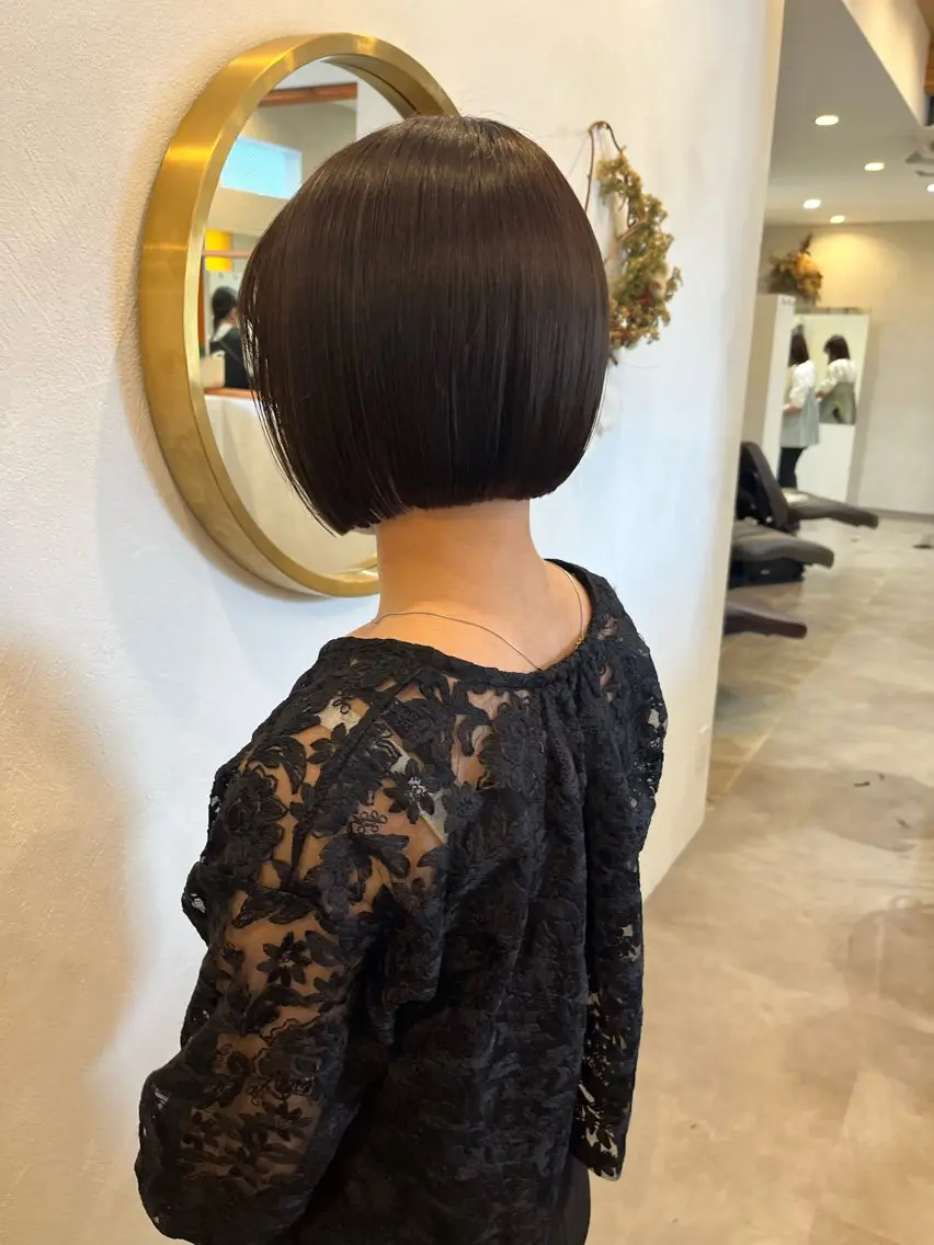 ショート ボブ カット kako /透明感カラー🤍のヘアスタイル