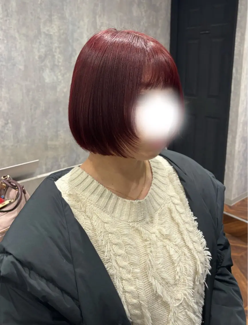 ショート カラー ヘアアレンジ カット ヘアカラー トリートメント kei🤎ベージュ /透明感カラー/博多のヘアスタイル